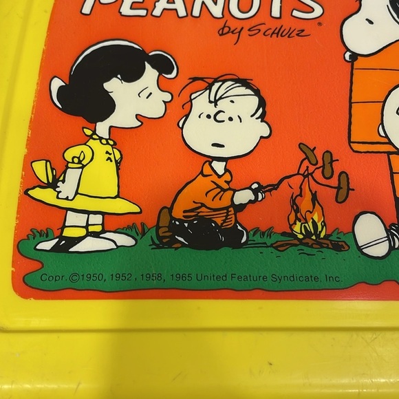 Vintage Peanuts Plastic Lunchbox - Picture 14 of 16